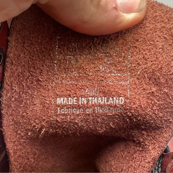 Womens Doc Dr Martens 1460 8 Hole Cherry Red Combat Boots US 5 Y2K Goth Punk - Picture 12 of 14